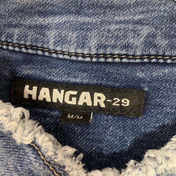 distressed denim jacket size medium HANGAR-29 - Picture 2 of 16